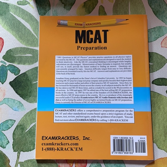 ExamKrackers MCAT Prep Books:CARS/Physics/Bio/Chem - Picture 9 of 10